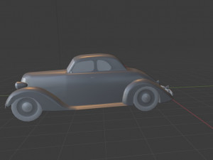 1936 f-o-r-d 5 window coupe 3D-Modell