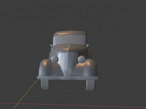 1936 f-o-r-d 5 window coupe 3D Model