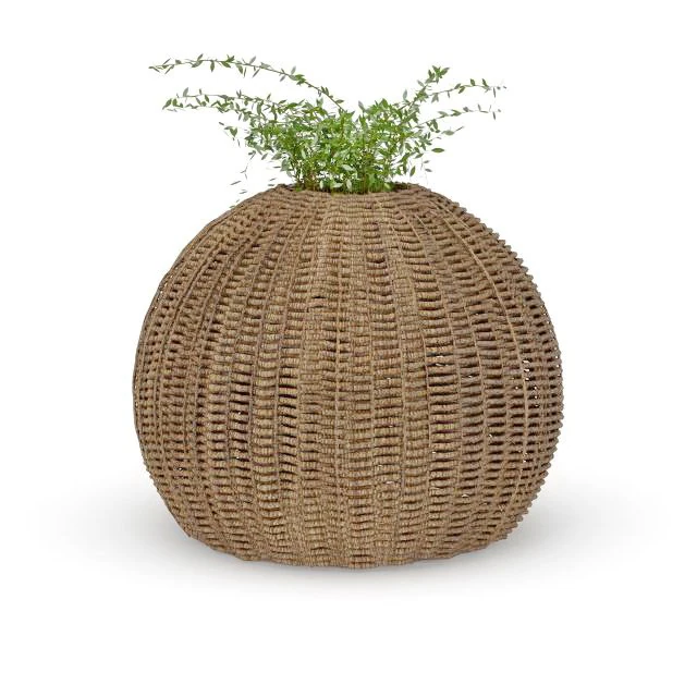 rattan pot planter 3D Model .c4d .max .obj .3ds .fbx .stl .blend 