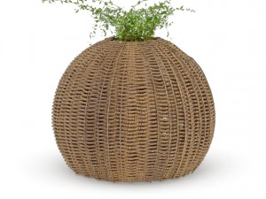 rattan pot planter 3D मॉडल