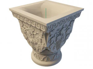 kamienna plantatorka Model 3D