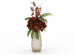 wedding flower arrangement 3D Model