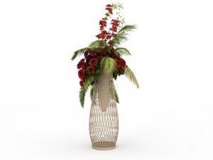 wedding flower arrangement 3D Model
