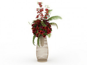 wedding flower arrangement 3D Model
