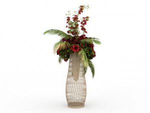 wedding flower arrangement 3D Model