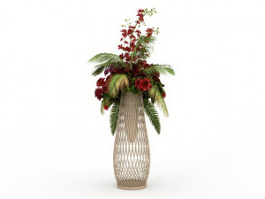 wedding flower arrangement 3D Model