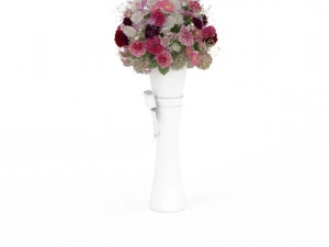 flor de casamento Modelo 3D