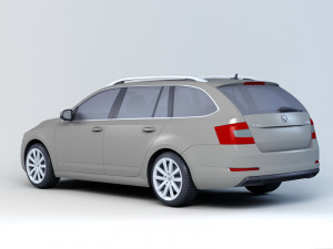 skoda octavia Model 3D