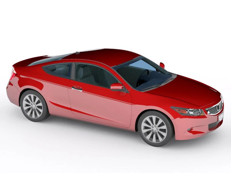 honda accord coupe 3D Model .c4d .max .obj .3ds .fbx .stl .blend