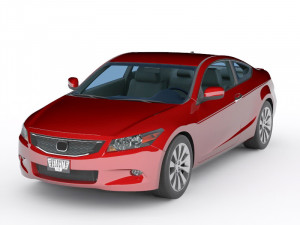 honda accord coupe 3D Model