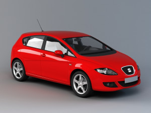 seat leon 3D Model
