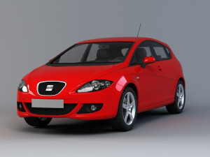 seat leon 3D 模型