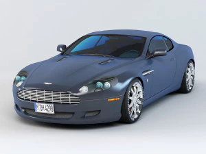 aston martin db9 3D Model