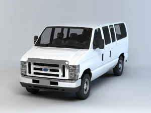 minibus 3D Model