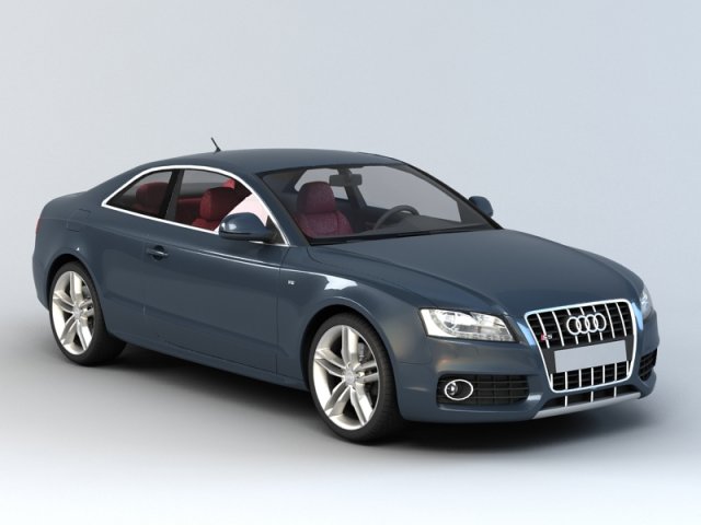 audi s5 coupe Modelo 3D .c4d .max .obj .3ds .fbx .stl .blend 