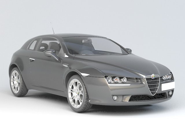 alfa romeo 3D Модель .c4d .max .obj .3ds .fbx .stl .blend 