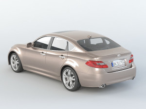 infiniti m56 Modelo 3D