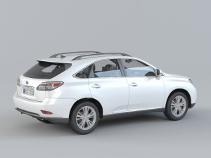 lexus rx 450h Modello 3D