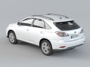 lexus rx 450h Modello 3D