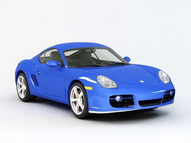 porsche cayman 3D Model .c4d .max .obj .3ds .fbx .stl .blend