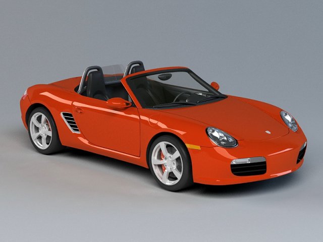 porsche 718 boxster 3D Model .c4d .max .obj .3ds .fbx .stl .blend 