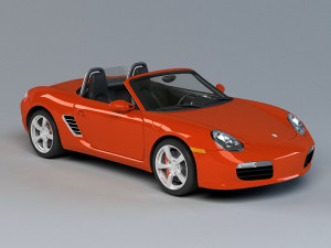 porsche 718 boxster 3Dモデル