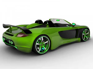 保时捷卡雷拉 GT 3D 模型