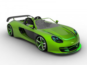 porsche carrera gt Model 3D