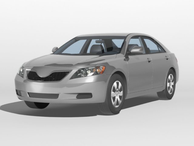 toyota camry 3D 模型 .c4d .max .obj .3ds .fbx .stl .blend 