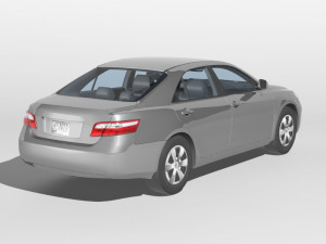 toyota camry 3D 模型