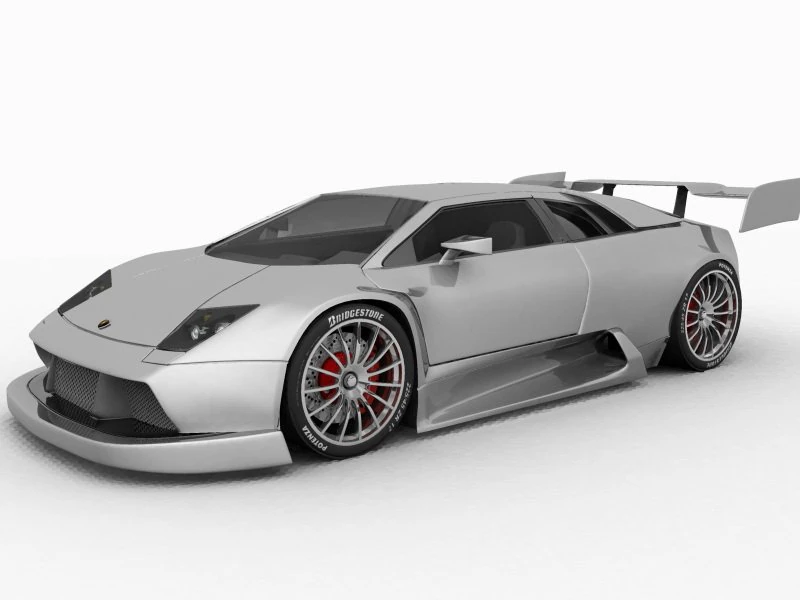 lamborghini diablo gtr 3D Model .c4d .max .obj .3ds .fbx .stl .blend 