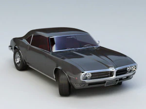 burung api pontiac Model 3D