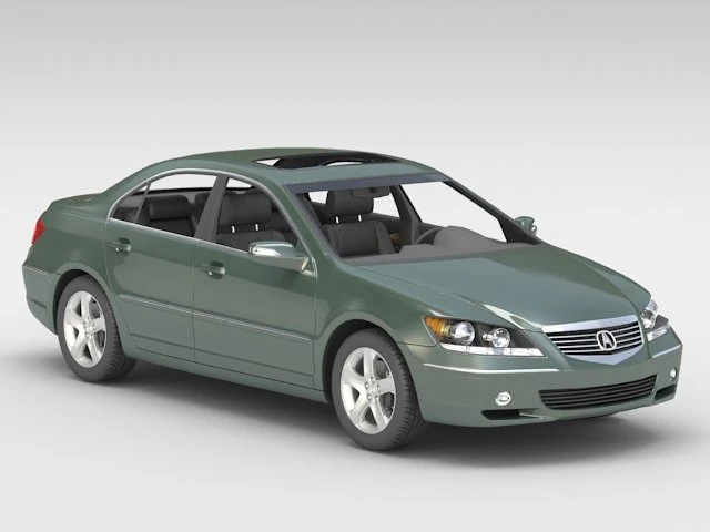 acura rl 3D Model .c4d .max .obj .3ds .fbx .stl .blend 