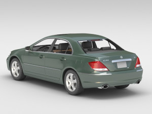 acura rl 3D मॉडल