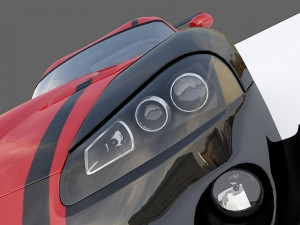 dodge viper 3D 模型