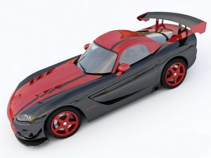 dodge viper 3D 模型
