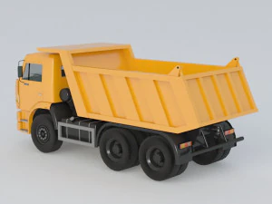 kamaz dump truck 3D Model