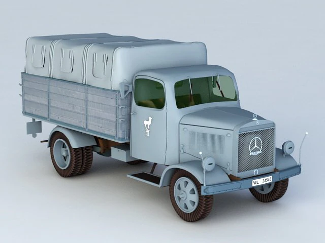 mercedesa l3000 Model 3D .c4d .max .obj .3ds .fbx .stl .blend 