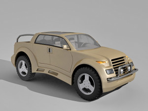 suv concept Modelo 3D