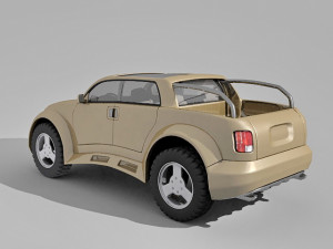 suv concept Modelo 3D