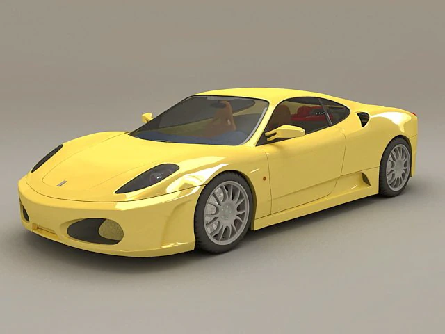 ferrari f430 3D Model .c4d .max .obj .3ds .fbx .stl .blend 