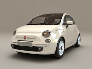 fiat 500 r 3D Model