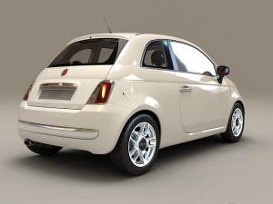 fiat 500 r 3D Model