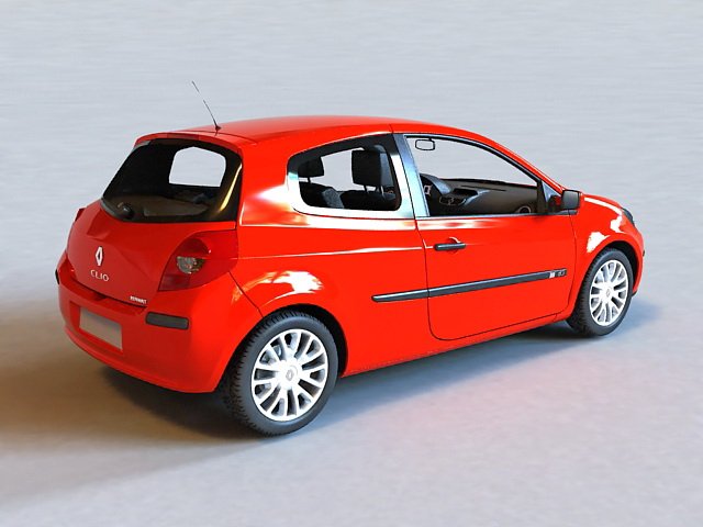 renault clio iii 3D-Modell in Van und Minivan 3DExport