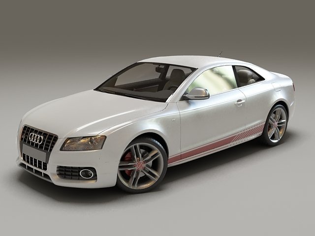audi s5 coupe 3Dモデル .c4d .max .obj .3ds .fbx .stl .blend 
