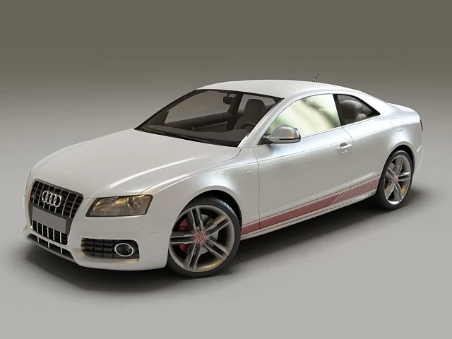 audi s5 coupe 3D Model .c4d .max .obj .3ds .fbx .stl .blend 