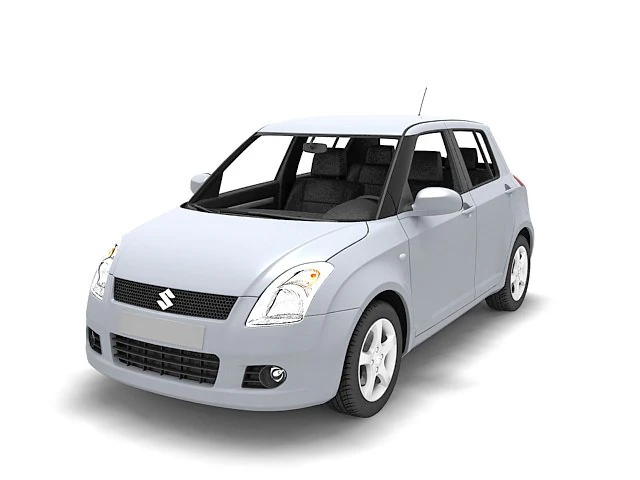 suzuki swift 3D Model .c4d .max .obj .3ds .fbx .stl .blend 