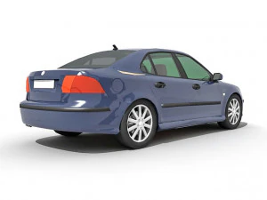 saab 3D Model