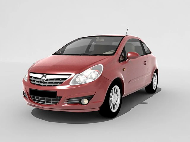 opel corsa 3D Model .c4d .max .obj .3ds .fbx .stl .blend 