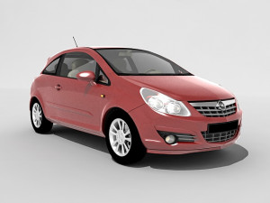 opel corsa Modelo 3D